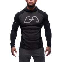 Men GYM Hoodies Cotton Sweatshirt Male