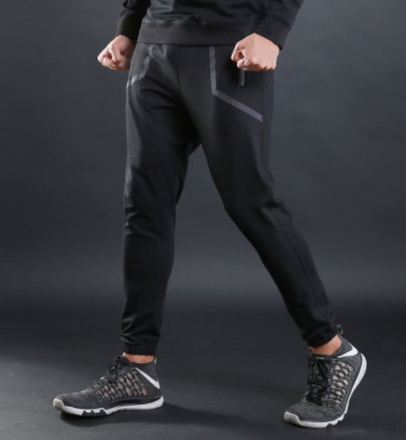 Running Pants Men Training Trousers 2 Zip Pockets