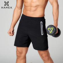 Sport shorts men with inner lining running breathable