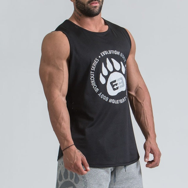 Superman Gyms Singlets Mens Tank Tops Shirt