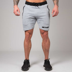 Mens gym cotton shorts Running jogging