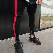 Vertvie 2018 Men Running Pants Striped Summer