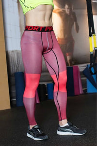 Mens running pants basketball Tights