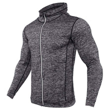 Thin Hooded Mens Running Jacket Zipper