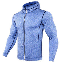 Thin Hooded Mens Running Jacket Zipper