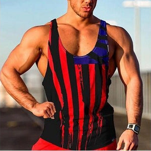 Mens Bodybuilding Tank Tops Gyms Fitness Workout